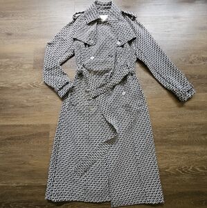 Michaels Monochrome Patterned Trench Coat